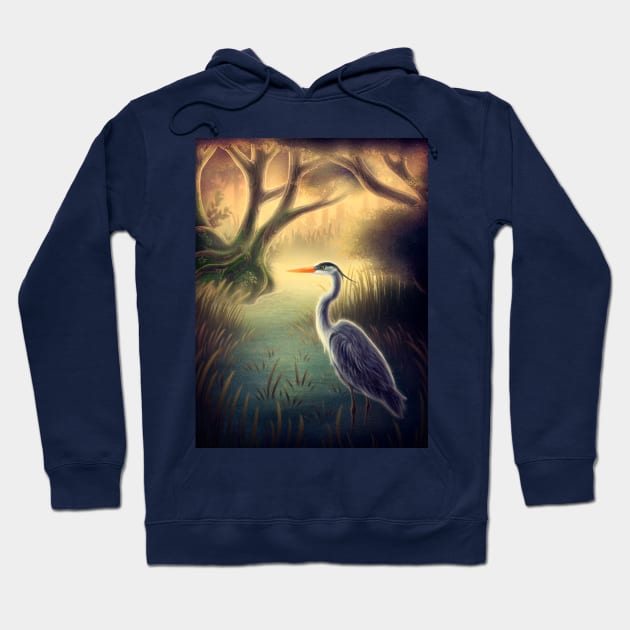 Great Blue Heron Hoodie by DoomedDreamer